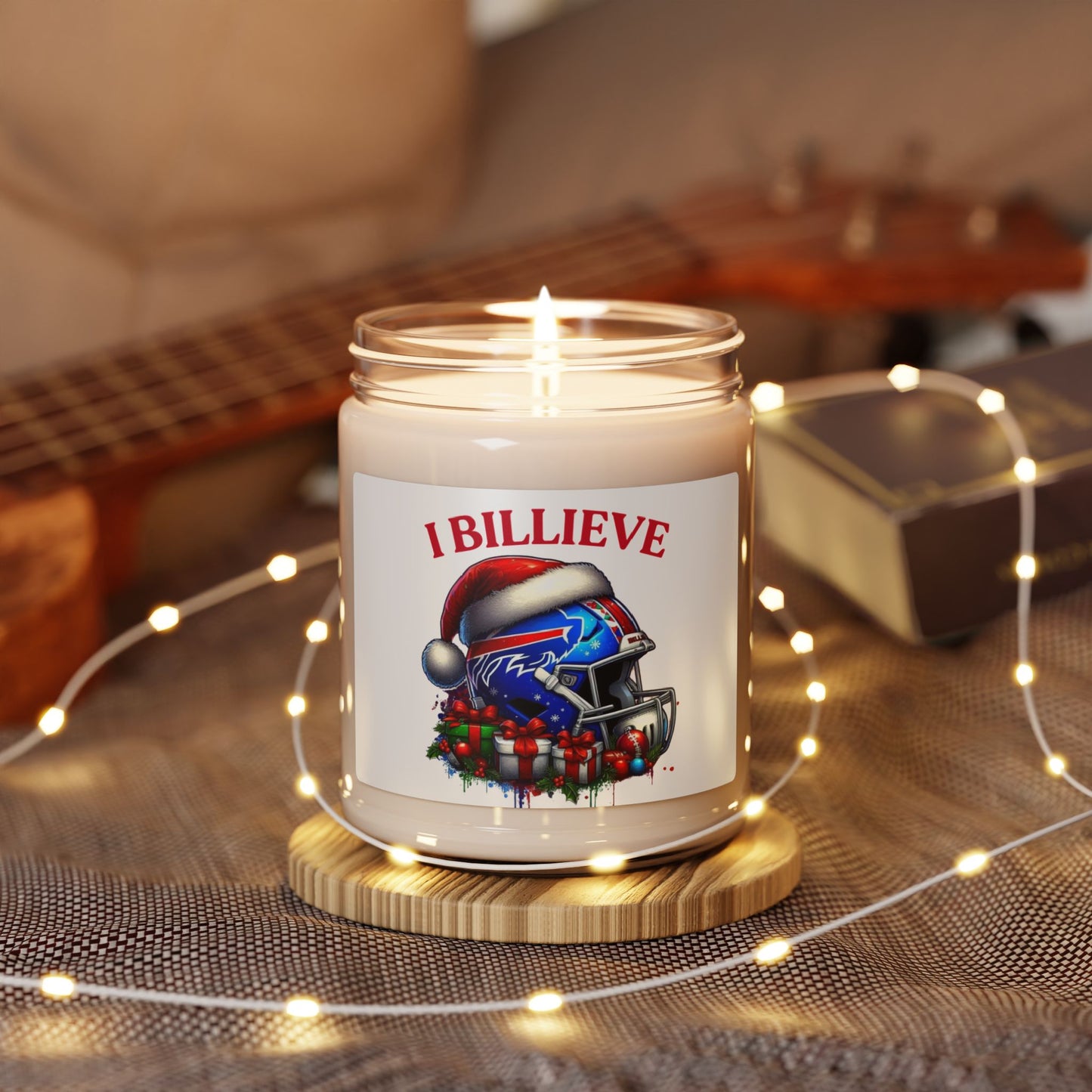 I BILLIEVE - Buffalo Bills Holiday Soy Candle