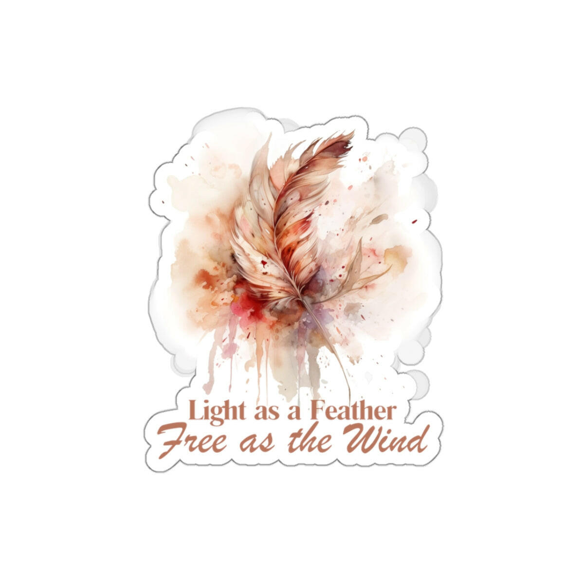 Light as a Feather Sticker.