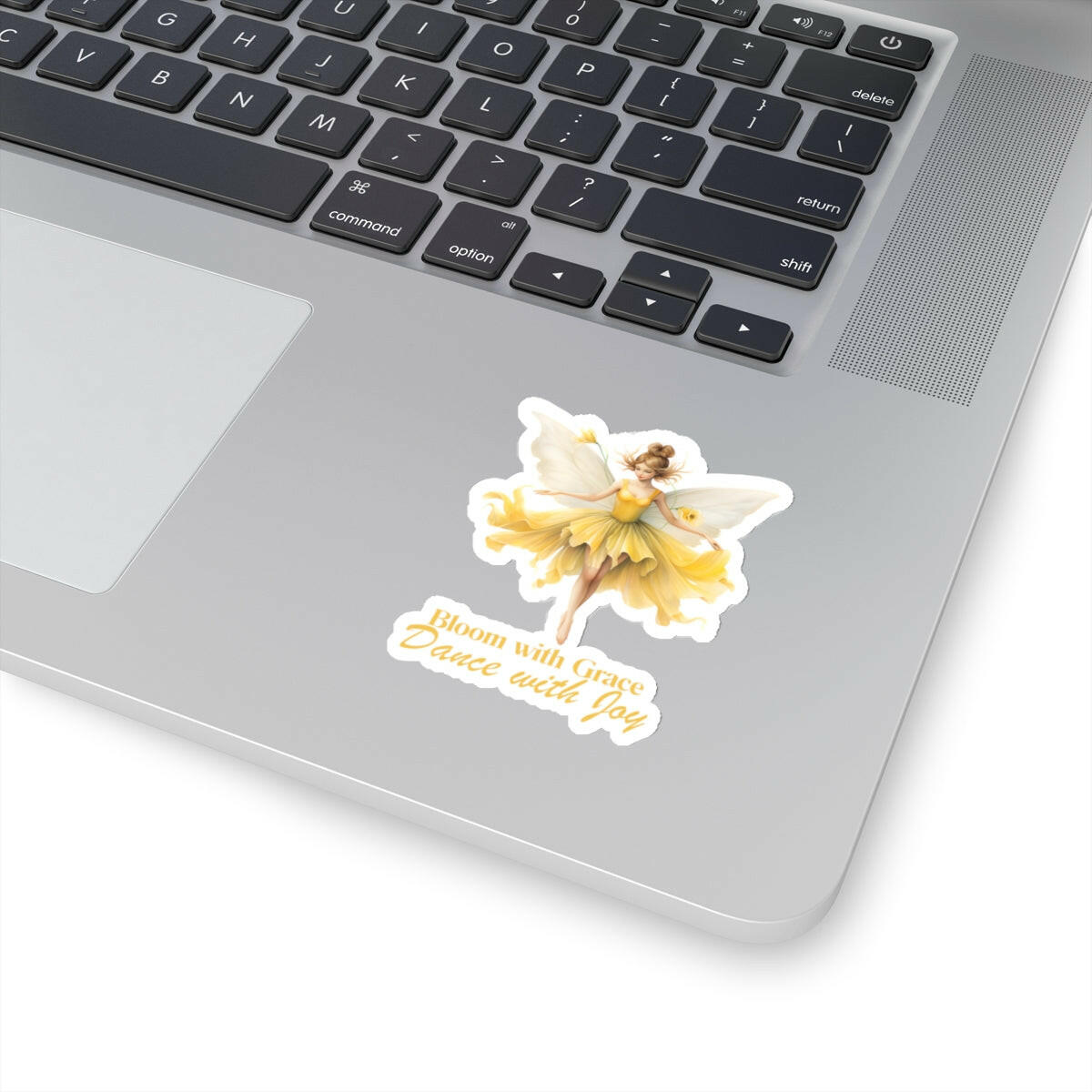 Bloom with Grace Citrine Fairy Sticker.