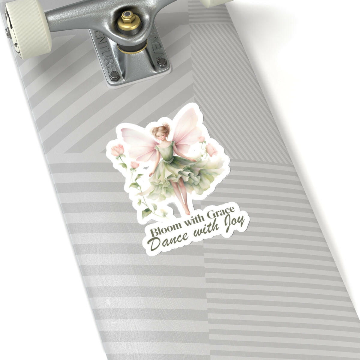 Bloom with Grace Rose Aventurine Fairy Sticker.