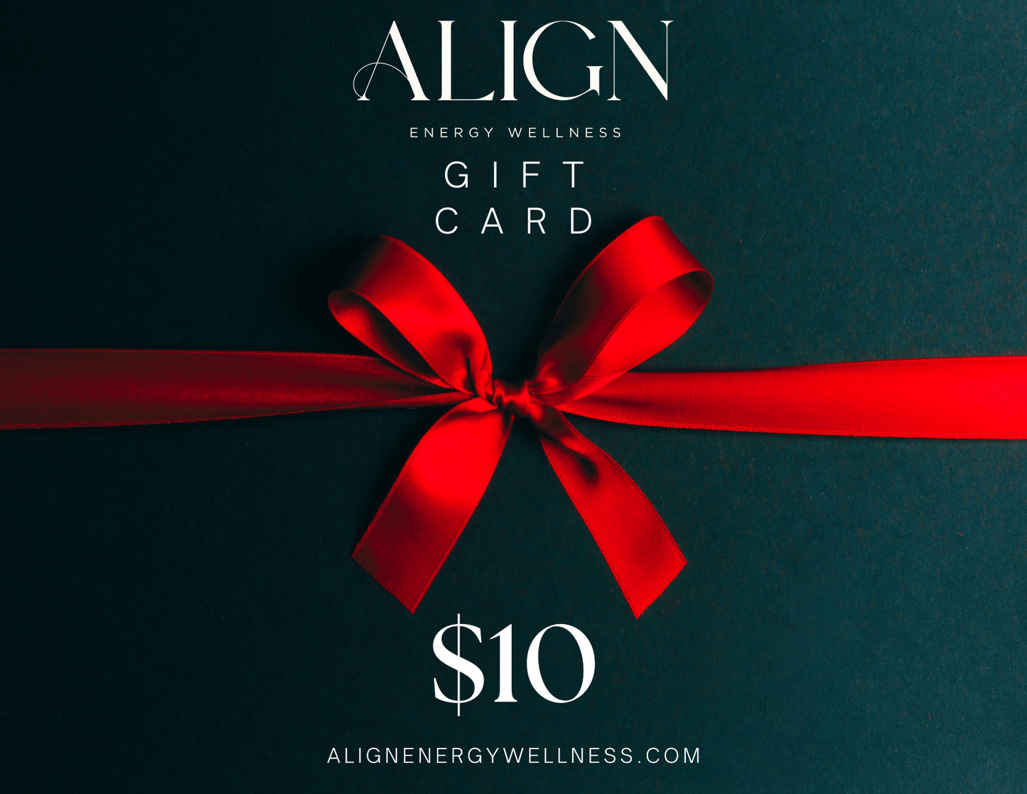 Align Energy Wellness Gift Cards: The Perfect Gift of Healing and Transformation.