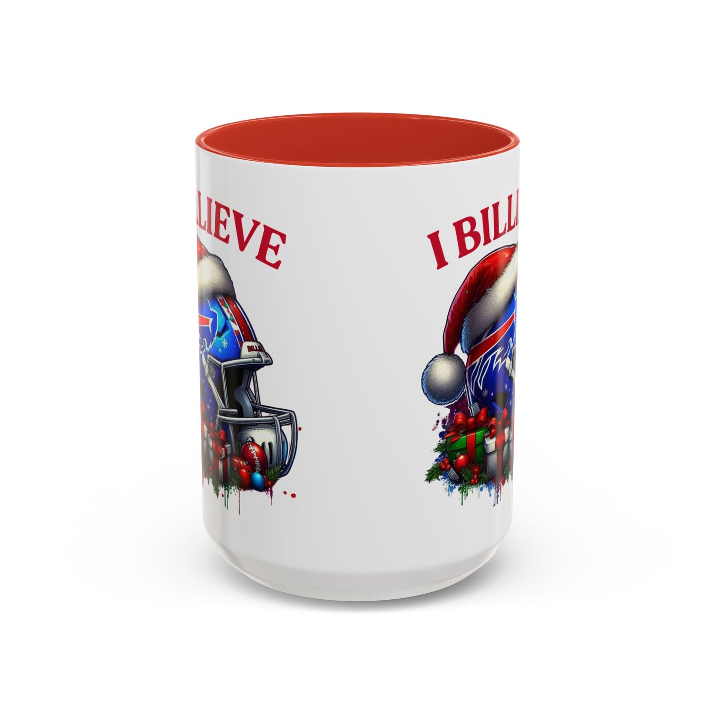 "I Believe" NFL Fan Accent Coffee Mug - 11oz & 15oz - Perfect for Game Day & Holiday Cheer