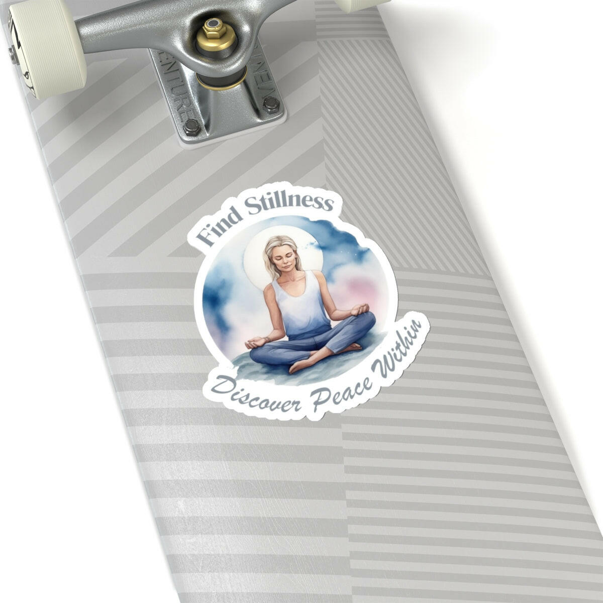 Find Stillness Yoga Sticker.