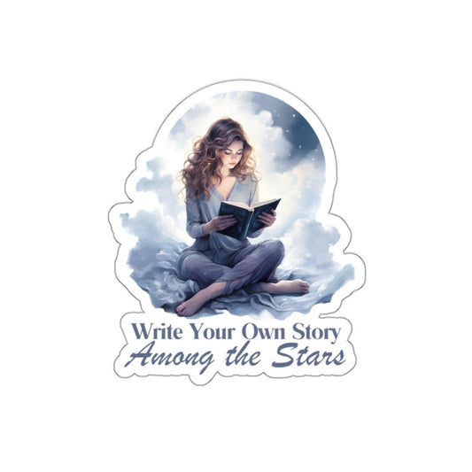 Write Your Own Story Book Sticker.