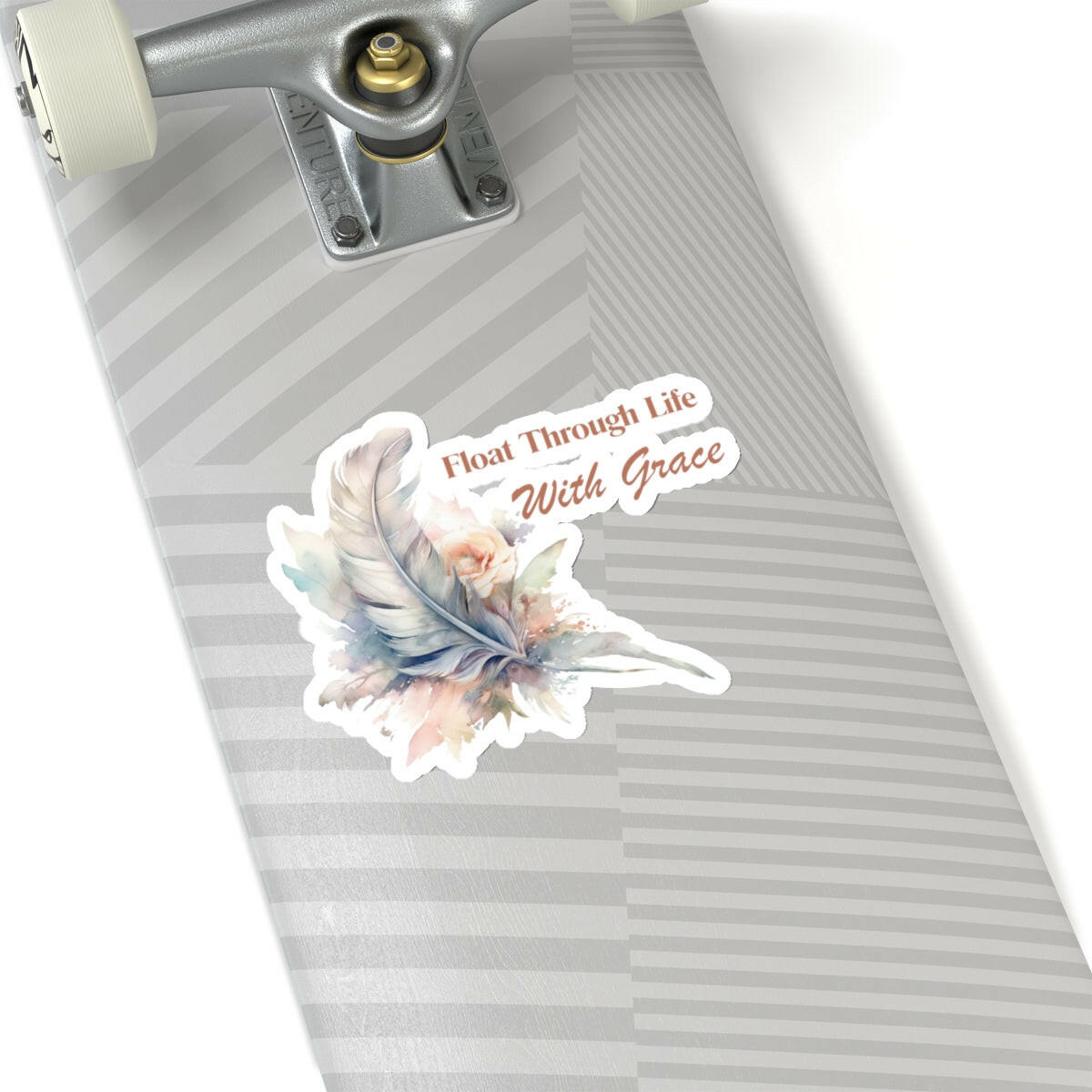 Float Through Life with Grace Sticker.