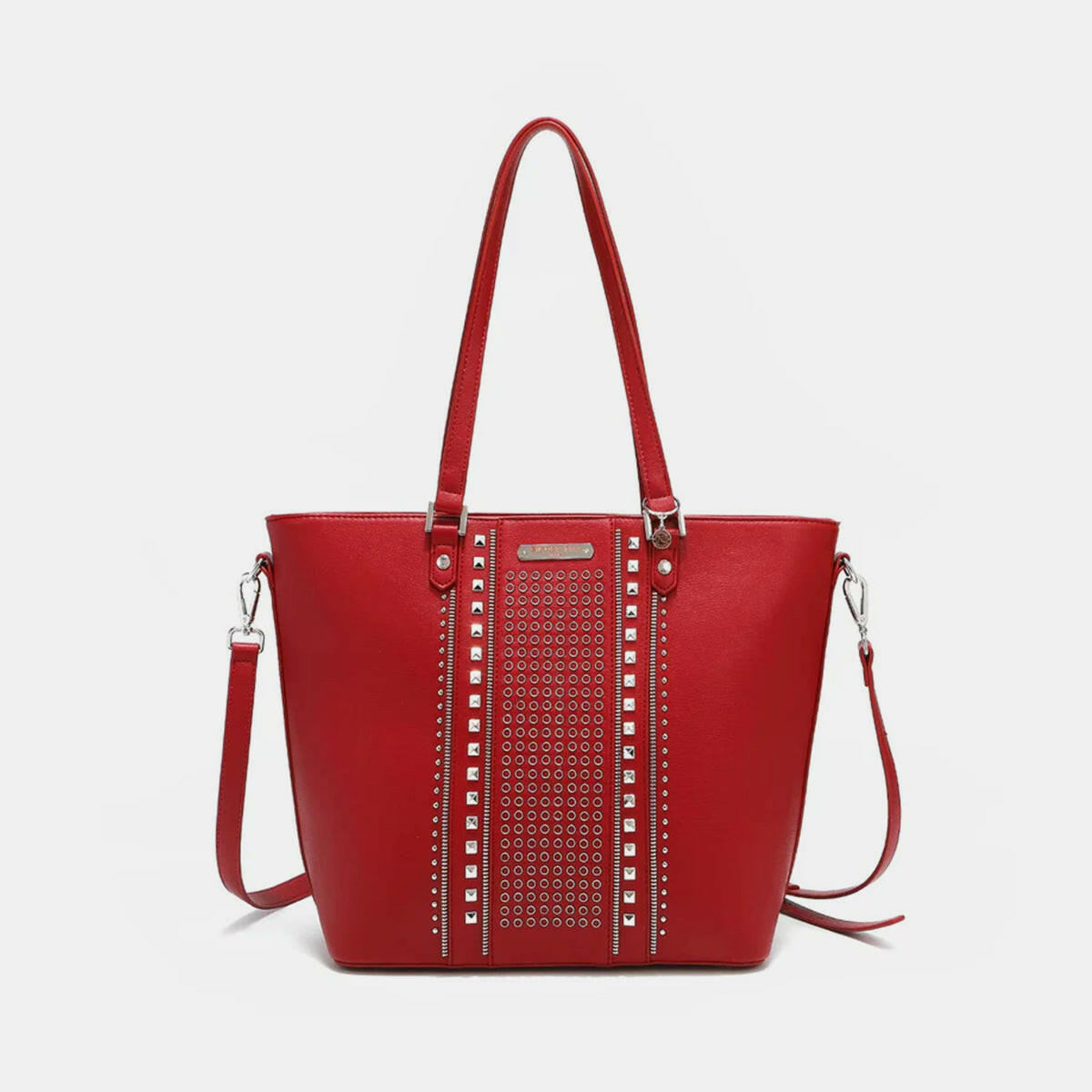 Nicole Lee USA Studded Decor Tote Bag.