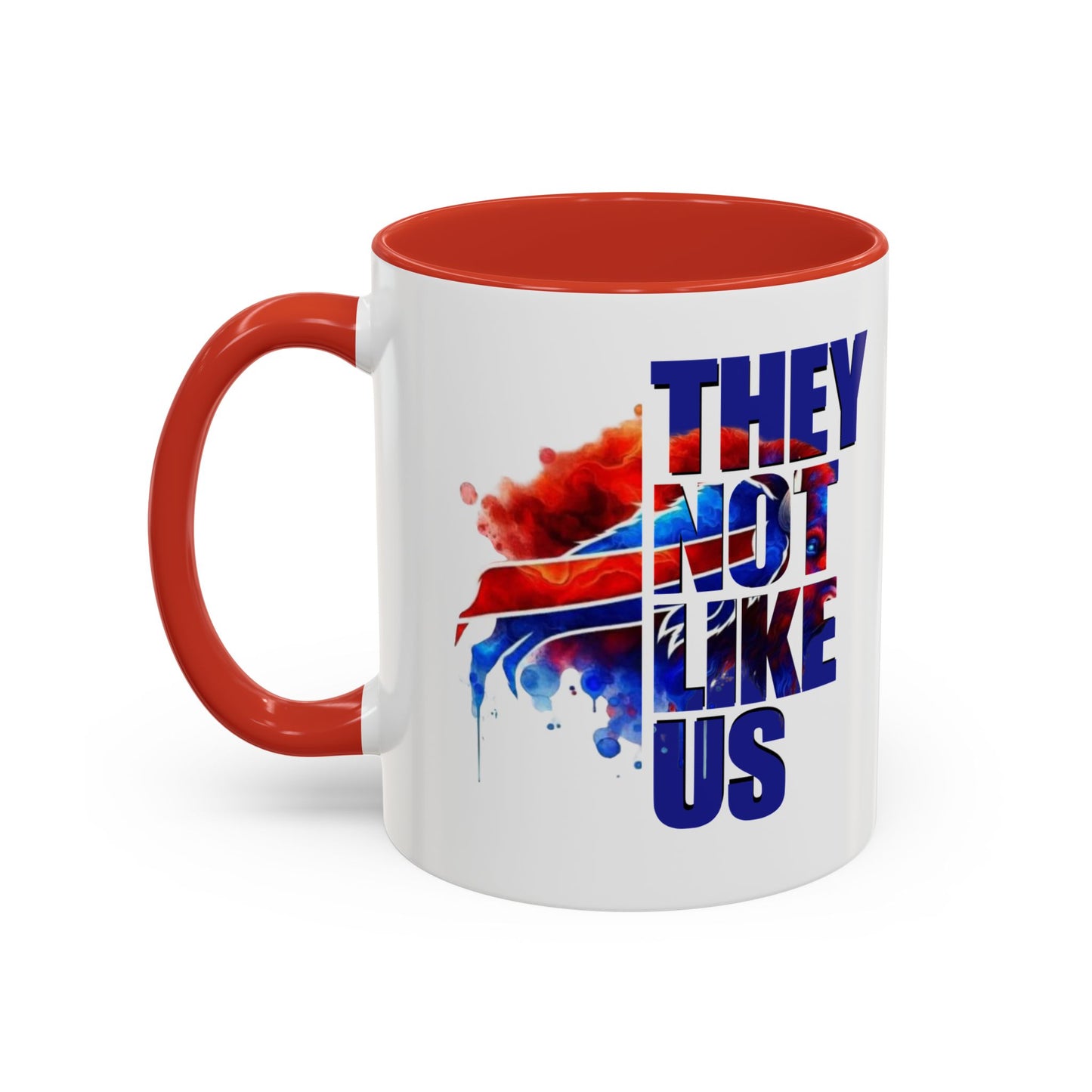 Mug - They Not Like Us- Bills Accent Coffee Mug (11, 15oz)