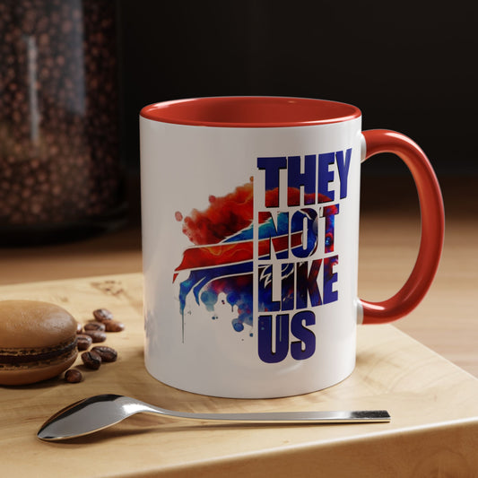 Mug - They Not Like Us- Bills Accent Coffee Mug (11, 15oz)