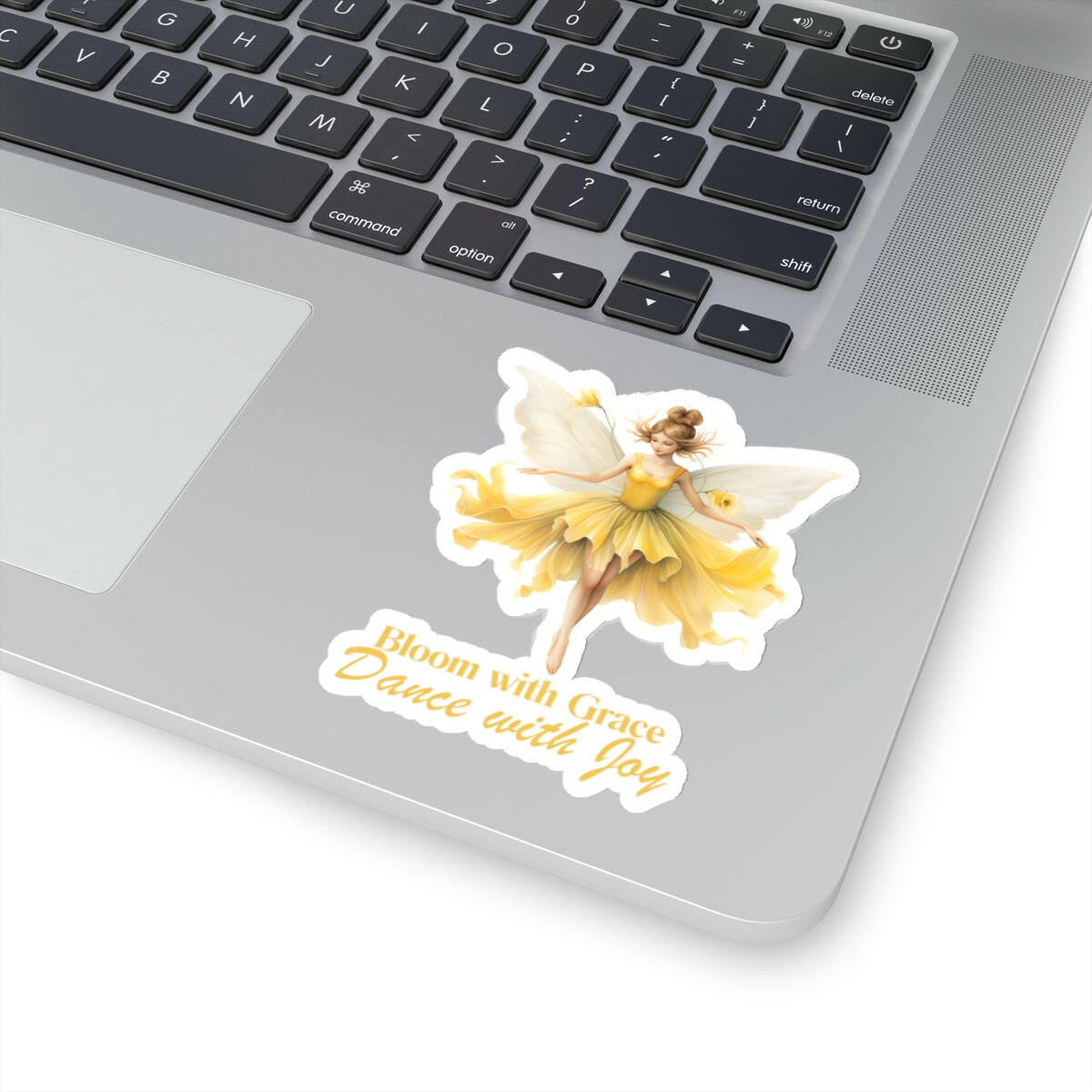 Bloom with Grace Citrine Fairy Sticker.