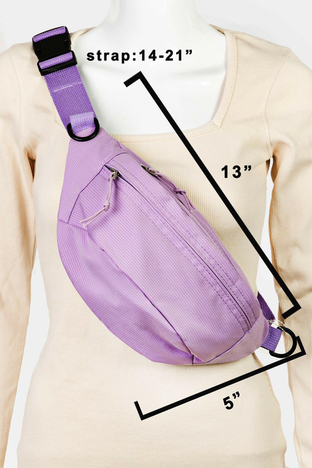 Fame Adjustable Strap Sling Bag.