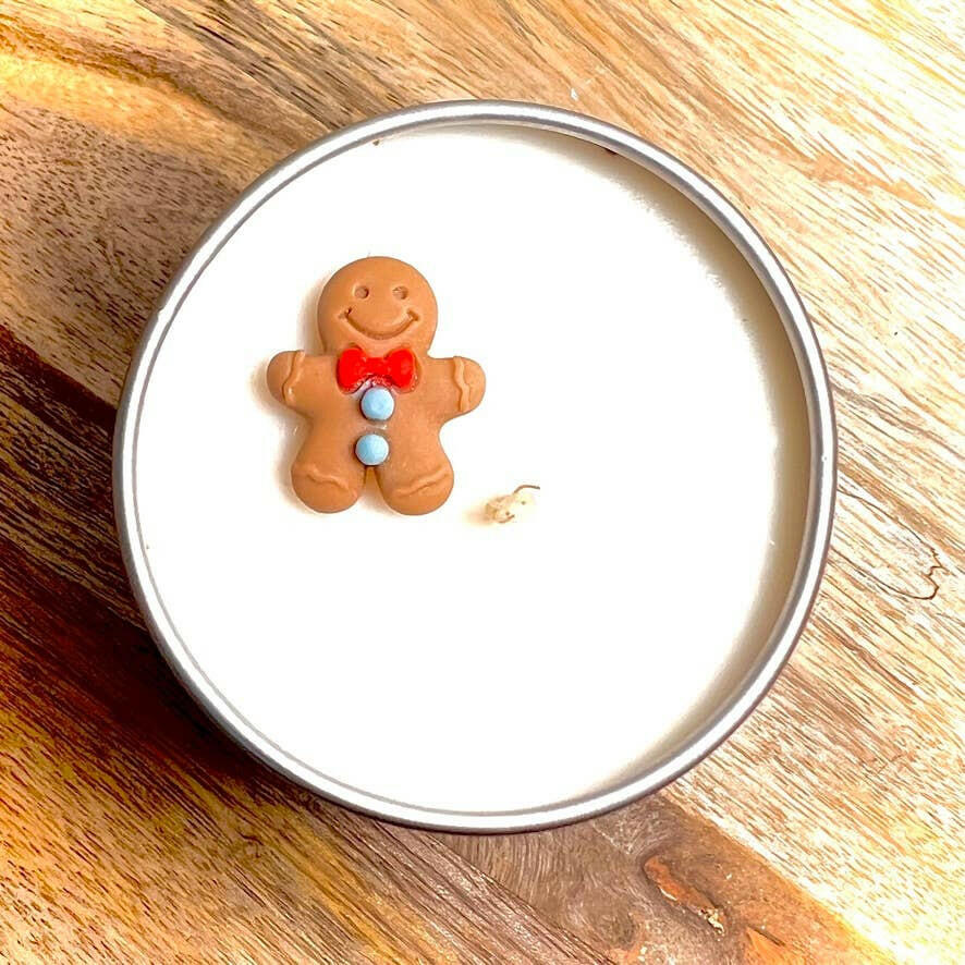 Iced Gingerbread Artisanal Soy Candle.