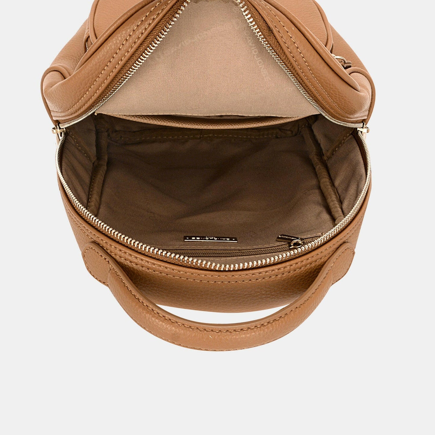 David Jones PU Leather Handle Backpack.