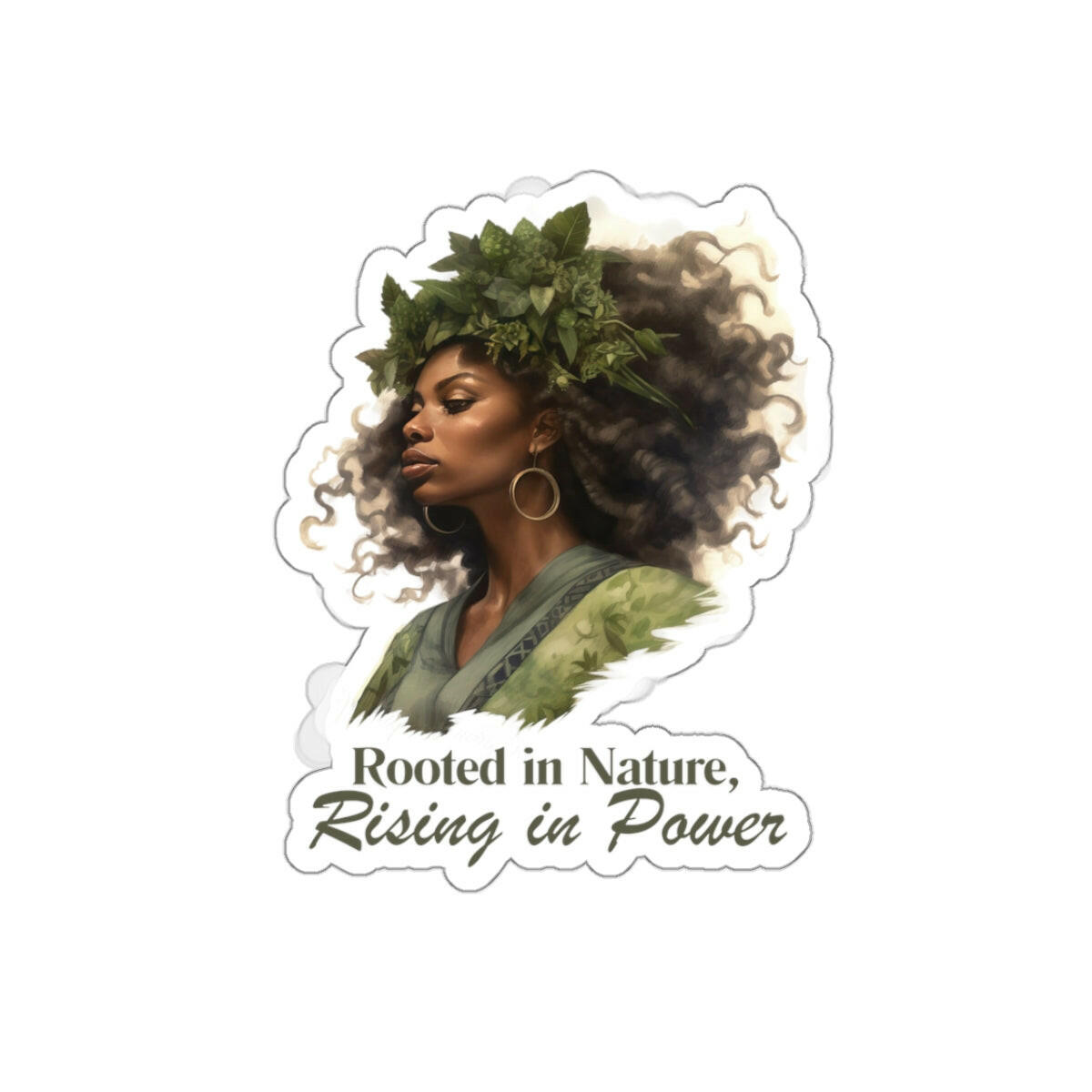 Rooted in Nature Rising in Power Sticker.