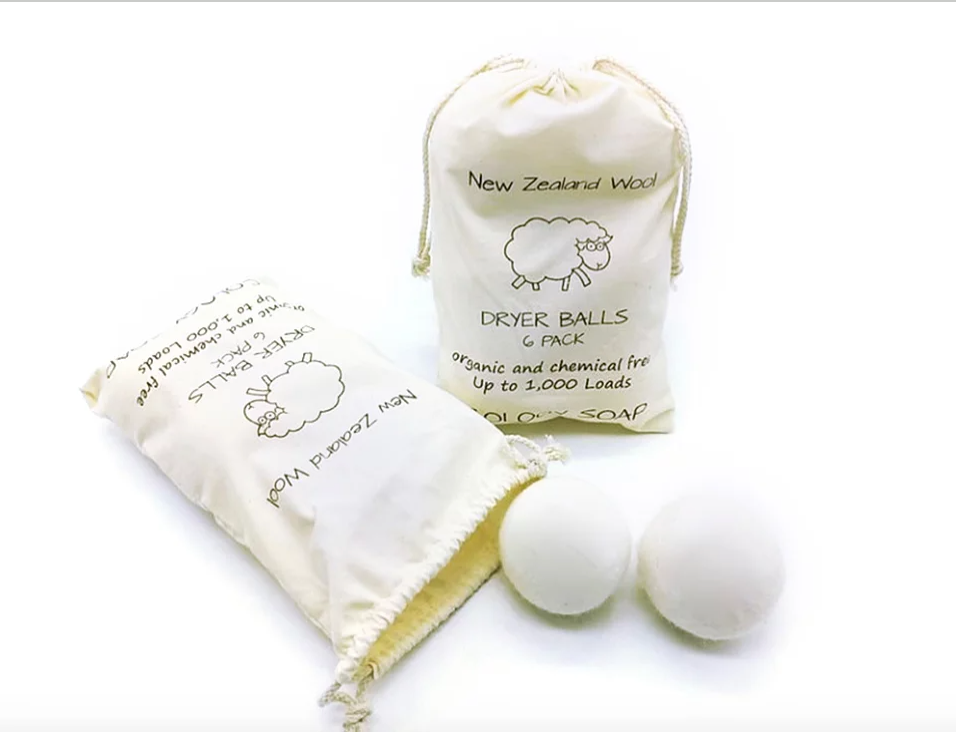 Premium 100% Organic New Zealand Wool Dryer Balls.