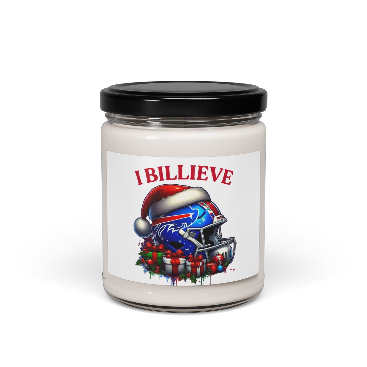 I BILLIEVE - Buffalo Bills Holiday Soy Candle