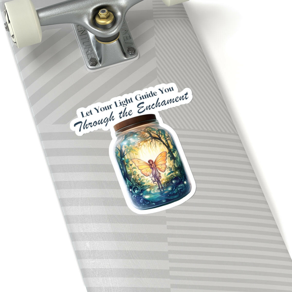 Let Your Light Guide You Fairy Sticker.