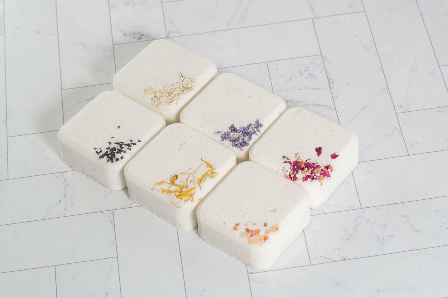 Pure Radiance Collection - Square Bath Bombs.