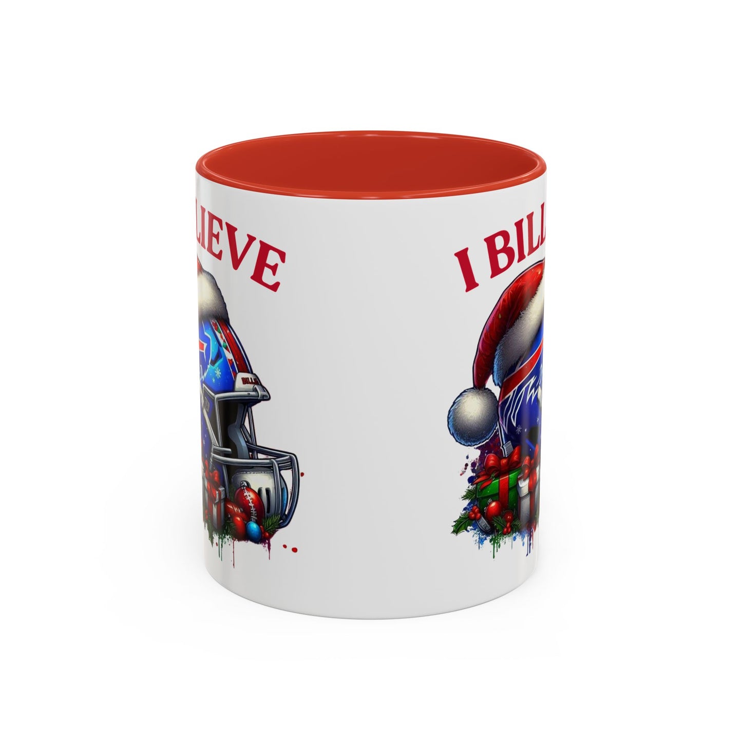 "I Believe" NFL Fan Accent Coffee Mug - 11oz & 15oz - Perfect for Game Day & Holiday Cheer