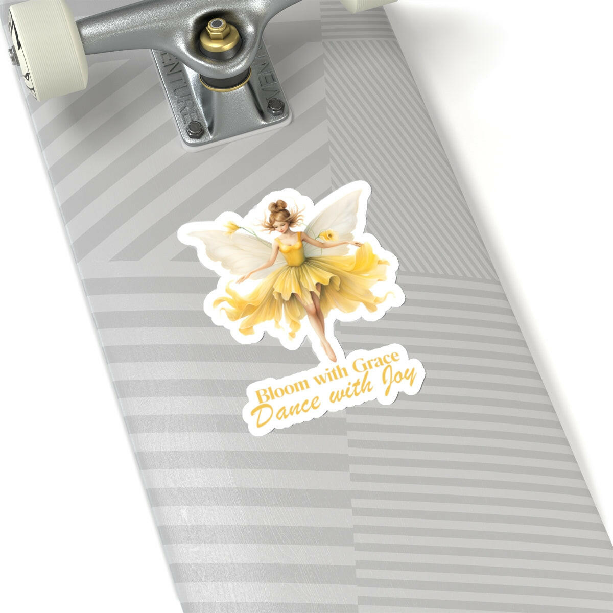 Bloom with Grace Citrine Fairy Sticker.