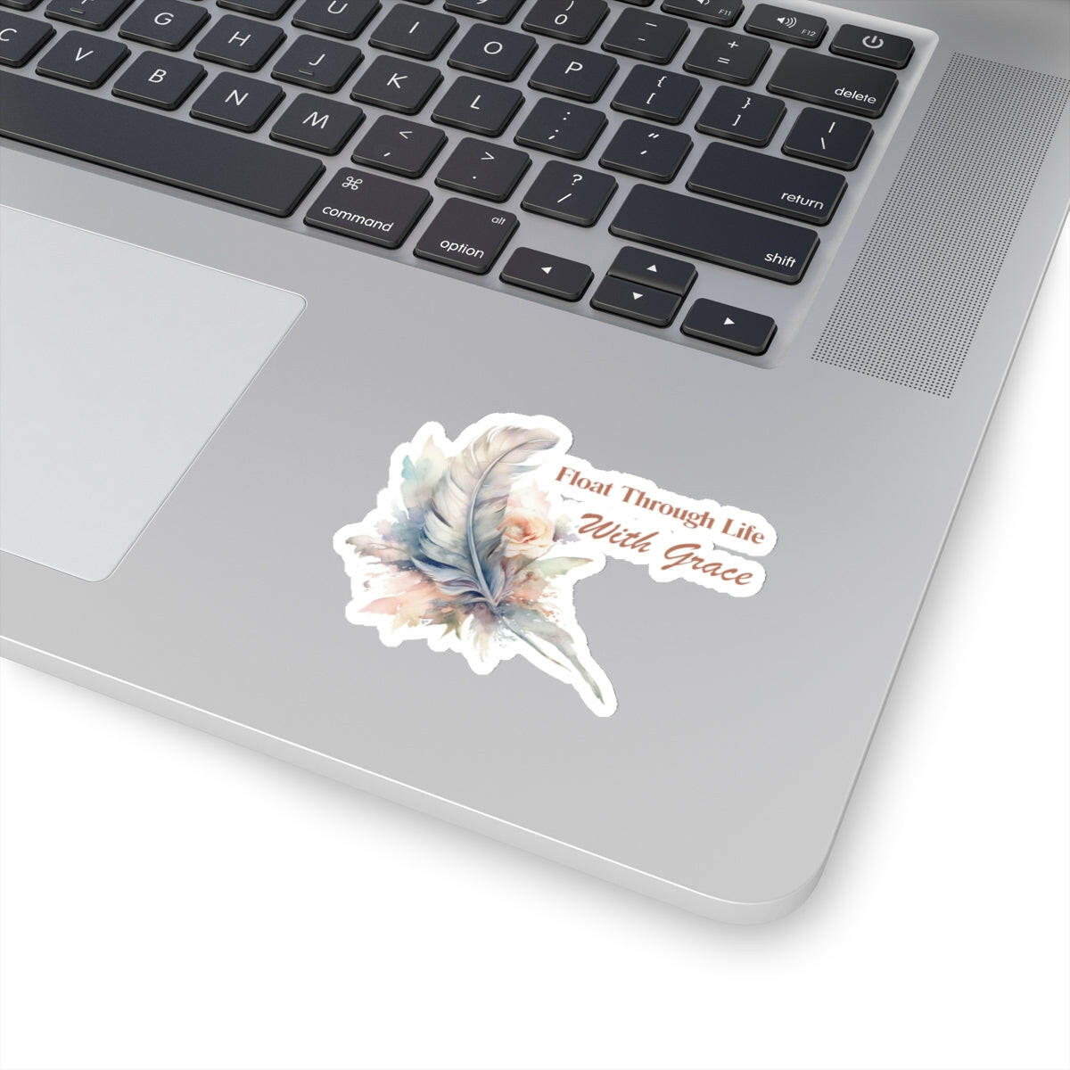 Float Through Life with Grace Sticker.