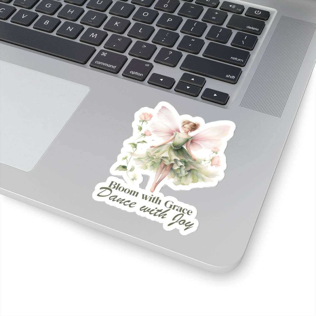 Bloom with Grace Rose Aventurine Fairy Sticker.