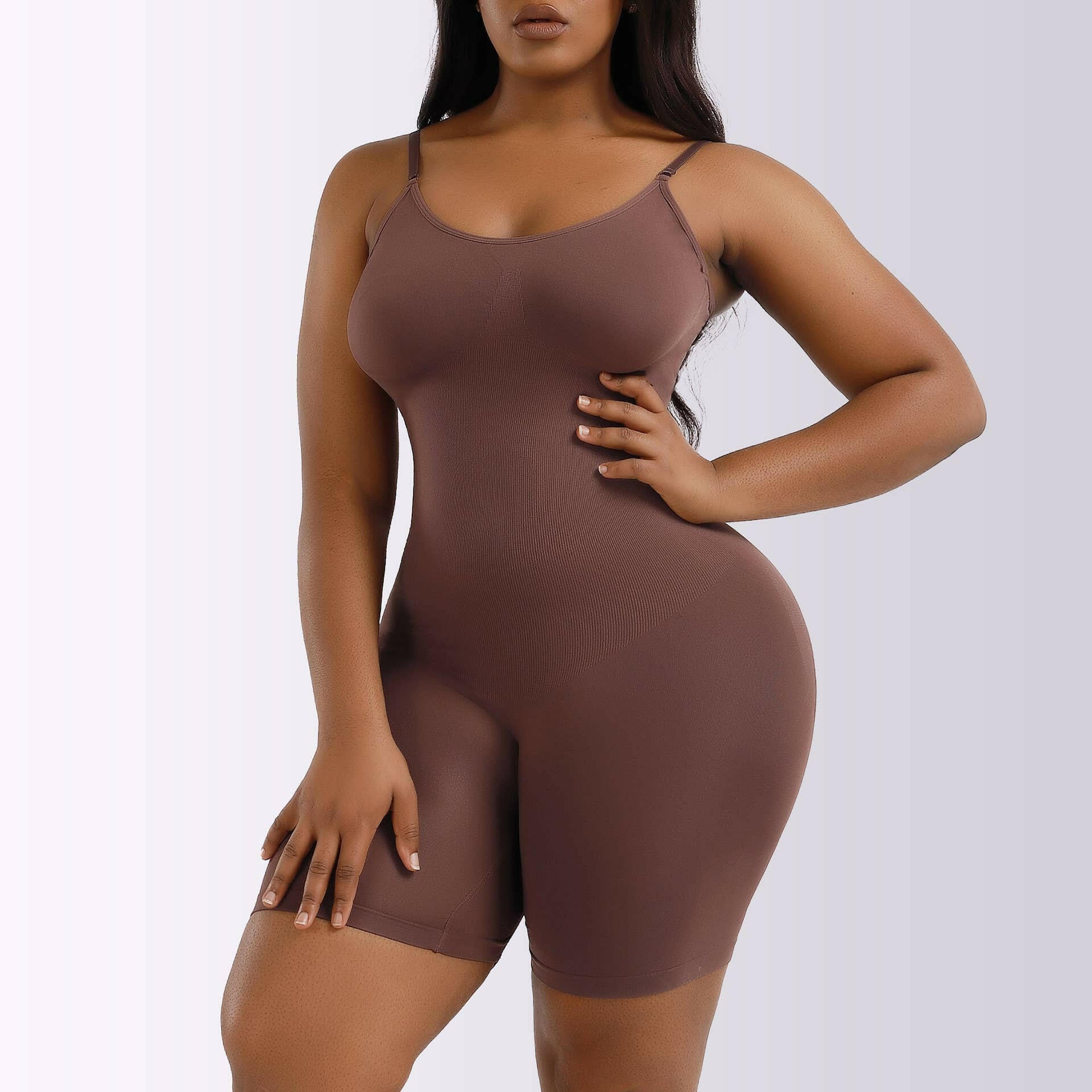 Sleek Confidence Shapewear Playsuit Seamless Bodysuit: Effortless Elegance and All-Day Comfort - Perfect for a Flawless Silhouette.