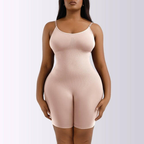 Sleek Confidence Shapewear Playsuit Seamless Bodysuit: Effortless Elegance and All-Day Comfort - Perfect for a Flawless Silhouette.