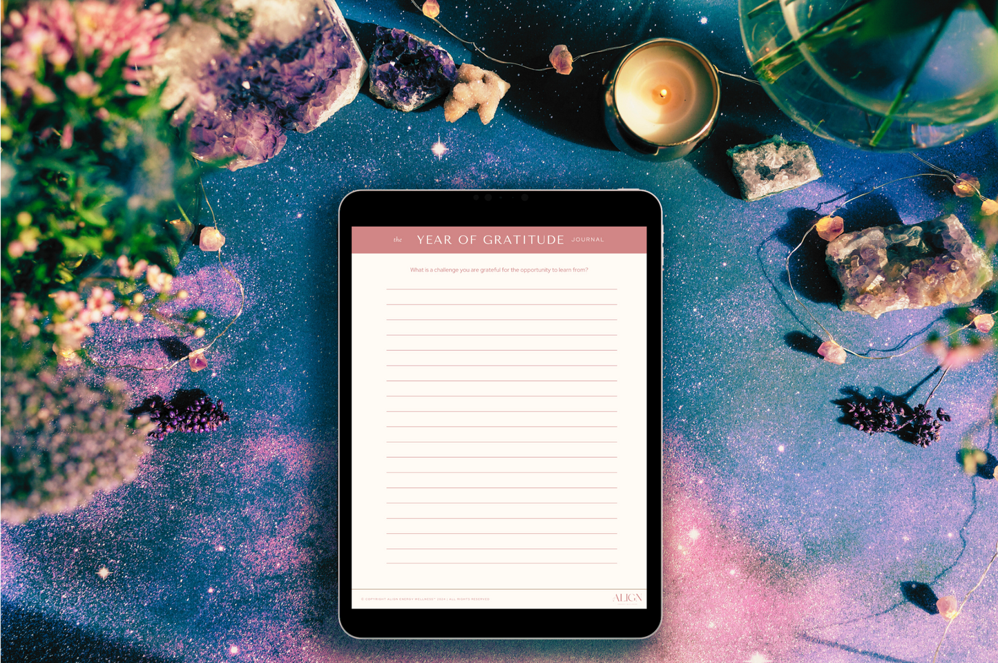 The Year of Gratitude Journal - Digital Download.