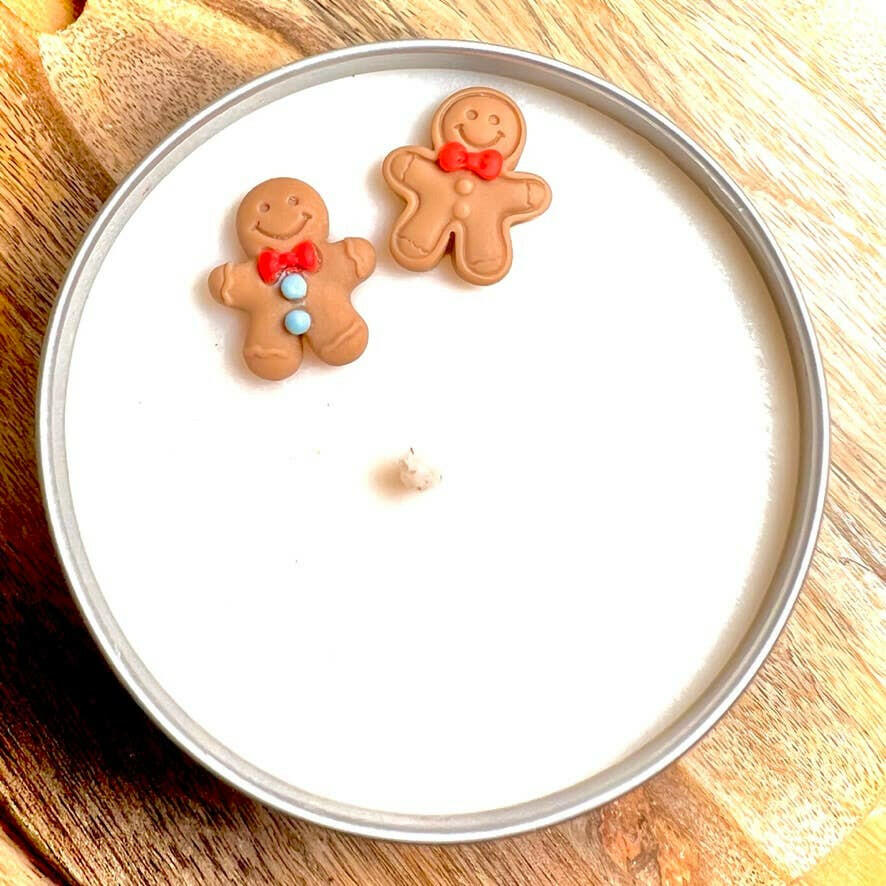 Iced Gingerbread Artisanal Soy Candle.