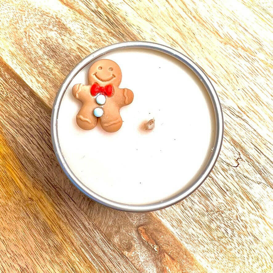 Iced Gingerbread Artisanal Soy Candle.