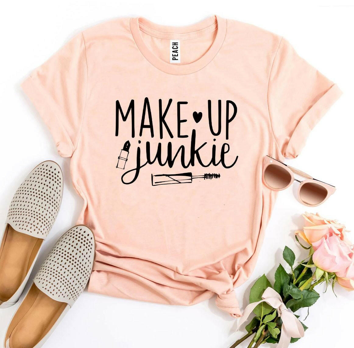 Make Up Junkie T-shirt.