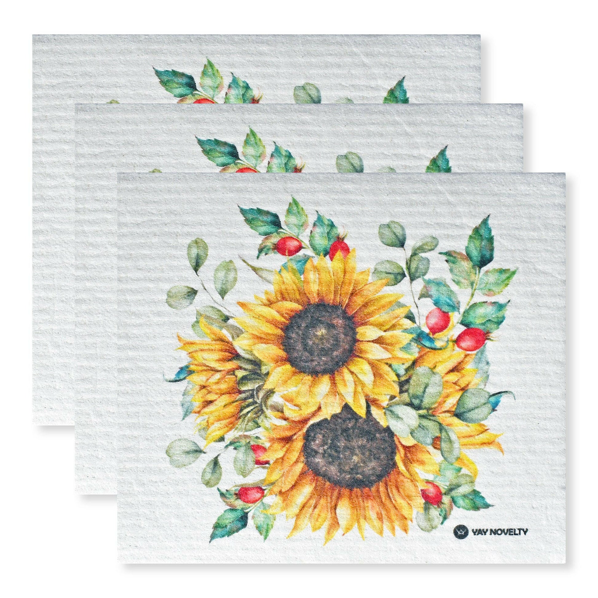 Eco Chic Swedish Dishcloth Set: Sustainable Cleaning with Style - 12 Pack of Ultra-Absorbent, Biodegradable Cloths for the Eco-Conscious Home.