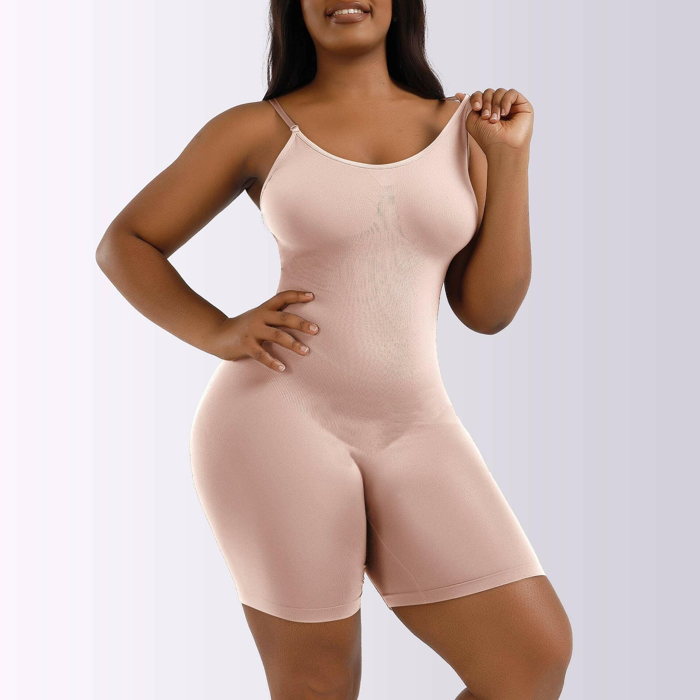 Sleek Confidence Shapewear Playsuit Seamless Bodysuit: Effortless Elegance and All-Day Comfort - Perfect for a Flawless Silhouette.