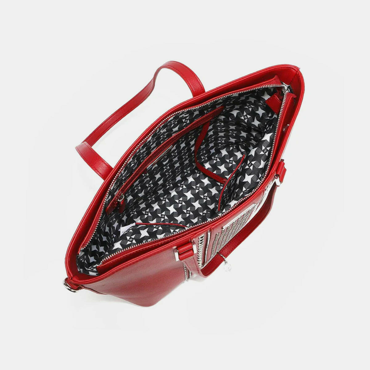 Nicole Lee USA Studded Decor Tote Bag.