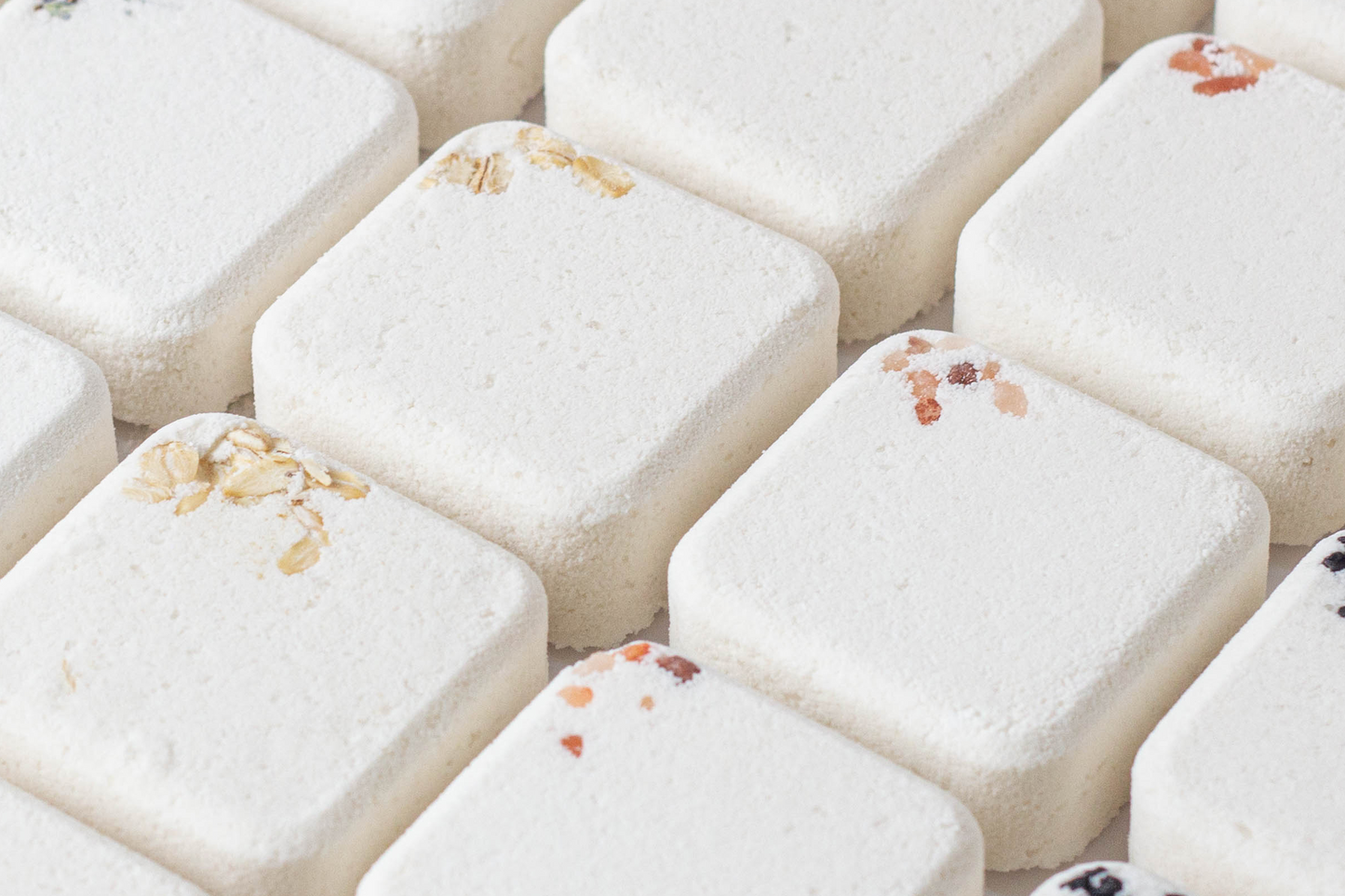 Pure Radiance Collection - Square Bath Bombs.